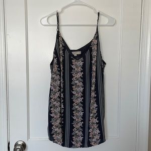 Beautiful Loft Brand floral swing tank top
